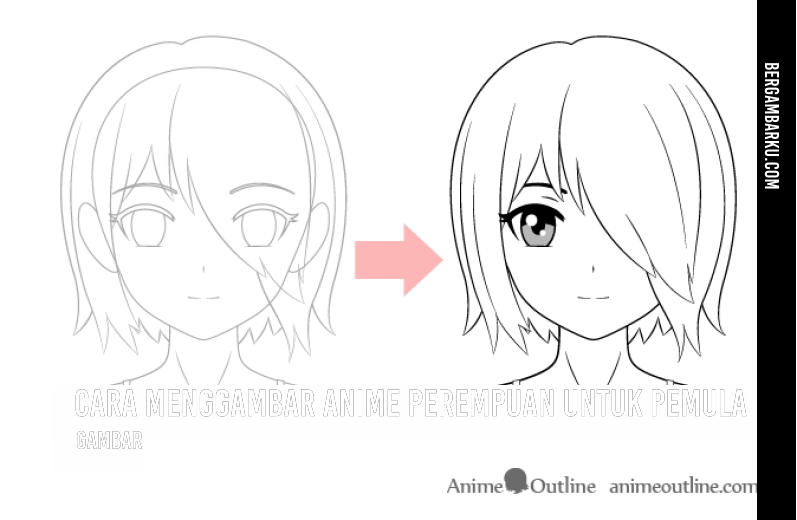 Cara Menggambar Anime Perempuan untuk Pemula