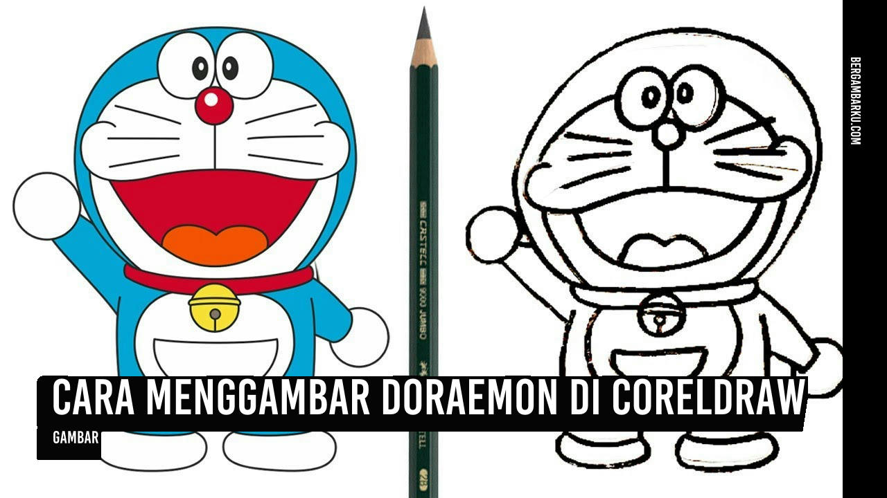 Cara Menggambar Doraemon di Coreldraw