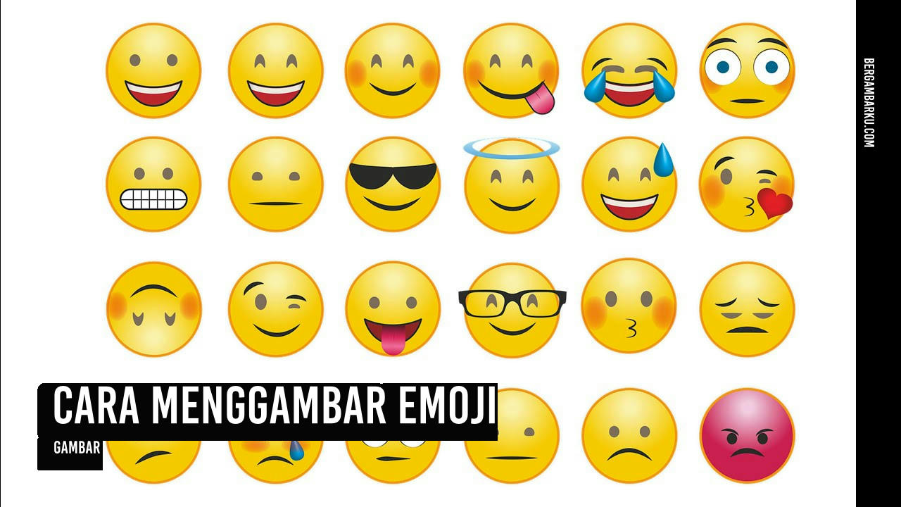 Cara Menggambar Emoji