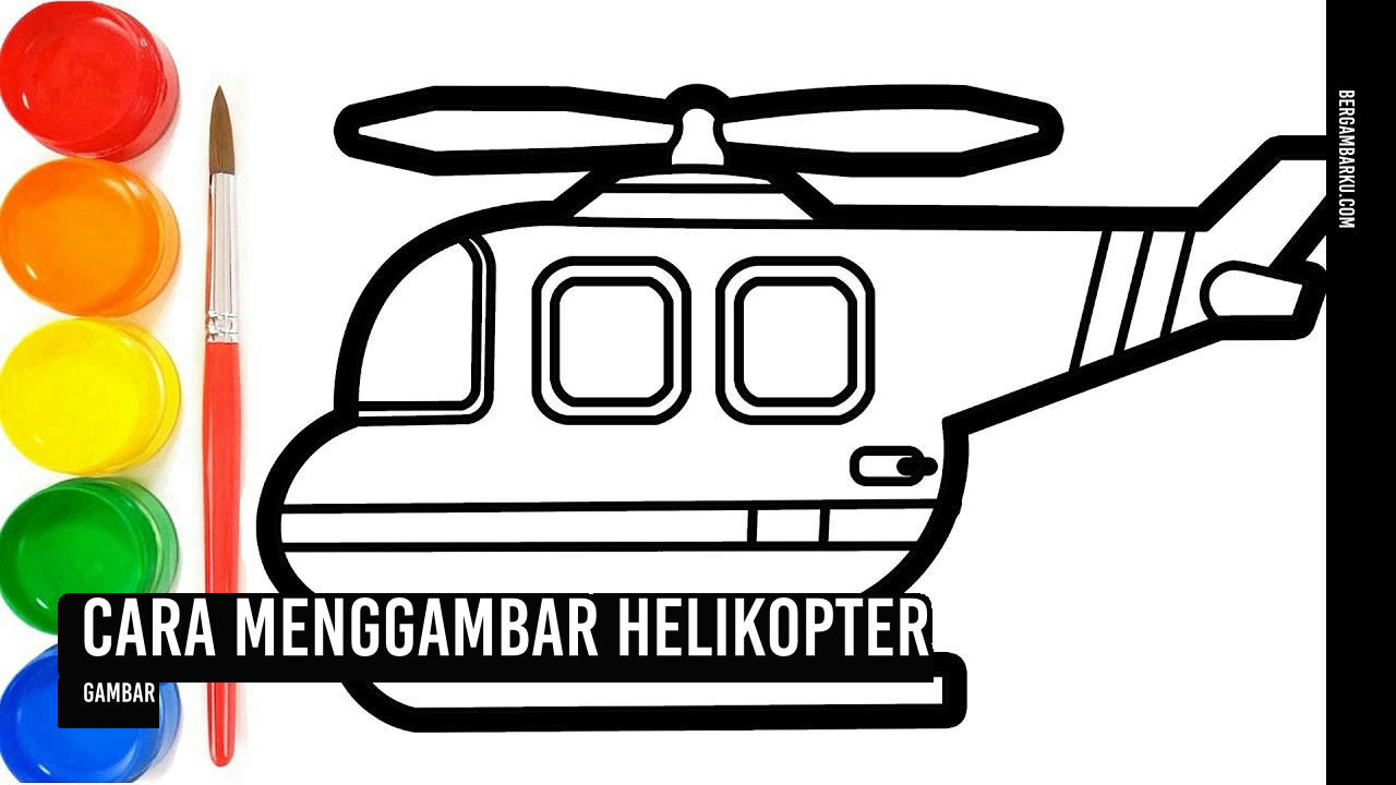 Cara Menggambar Helikopter