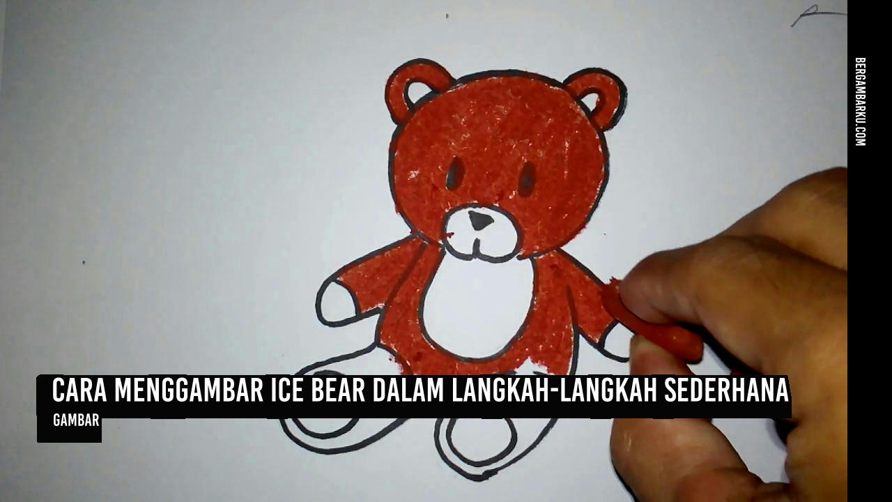 Cara Menggambar Ice Bear