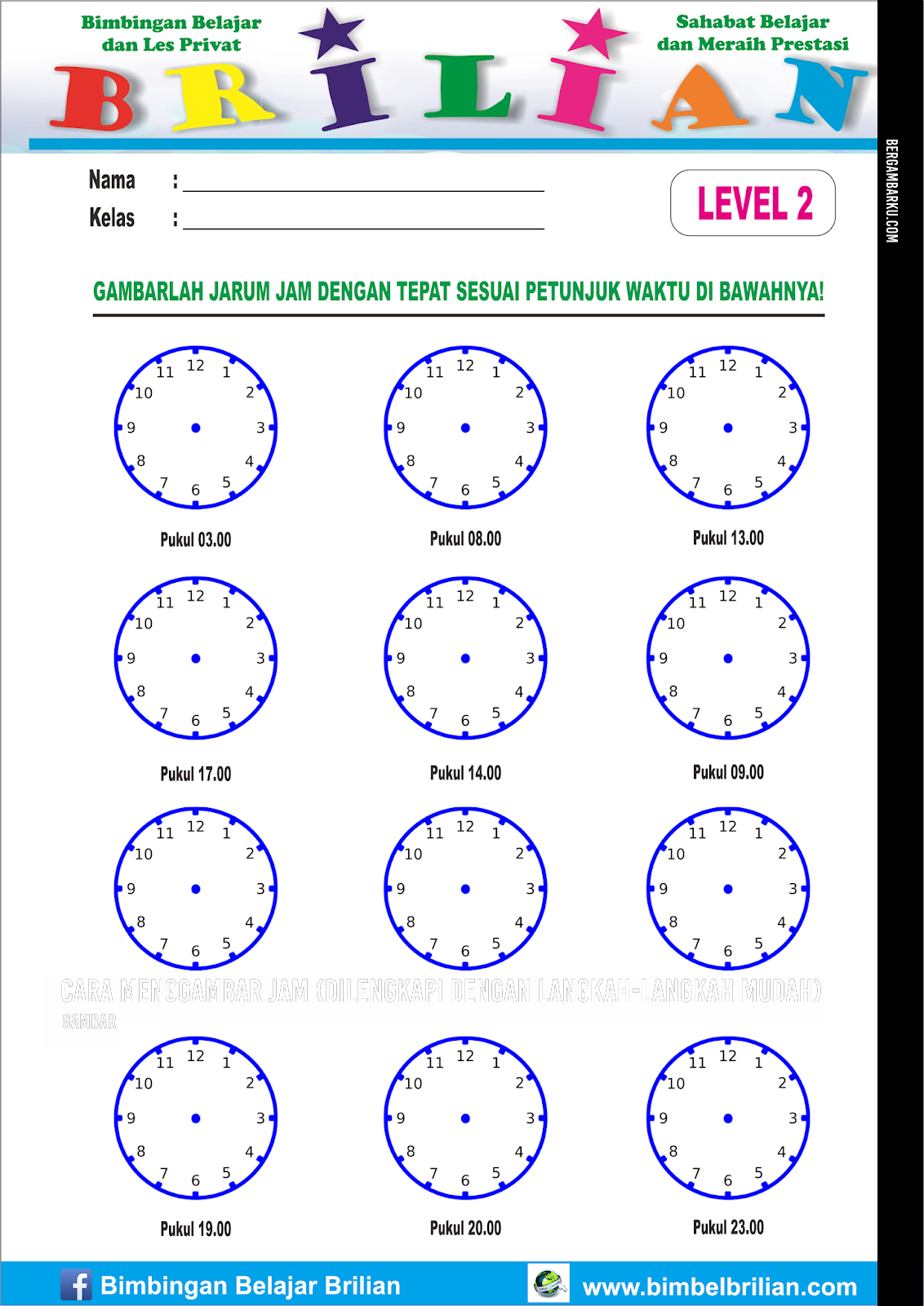 Cara Menggambar Jam (Dilengkapi dengan Langkah-Langkah Mudah)