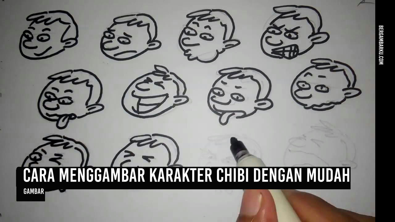 Cara Menggambar Karakter Chibi dengan Mudah