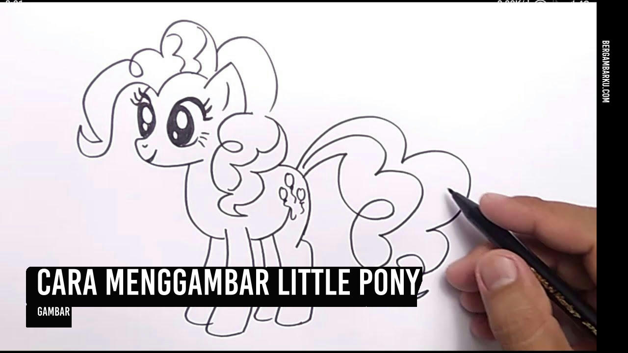 Cara Menggambar Little Pony
