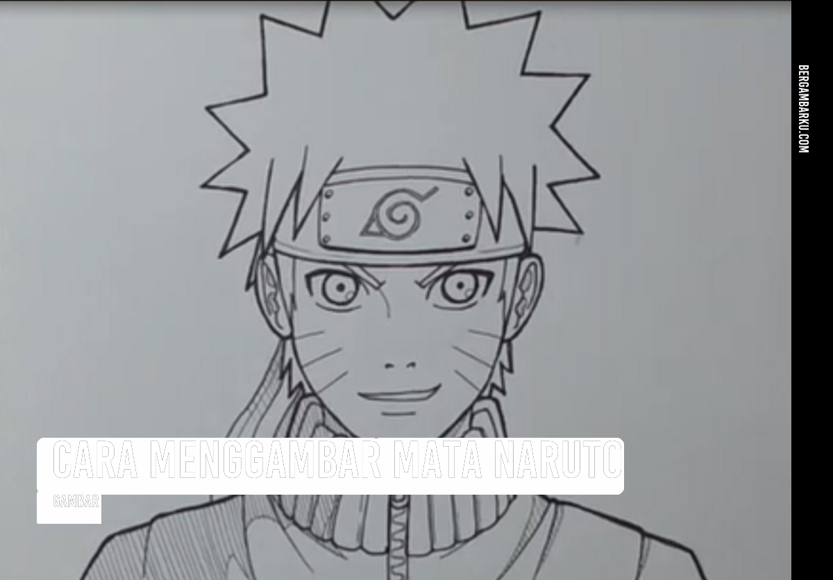 Cara Menggambar Mata Naruto