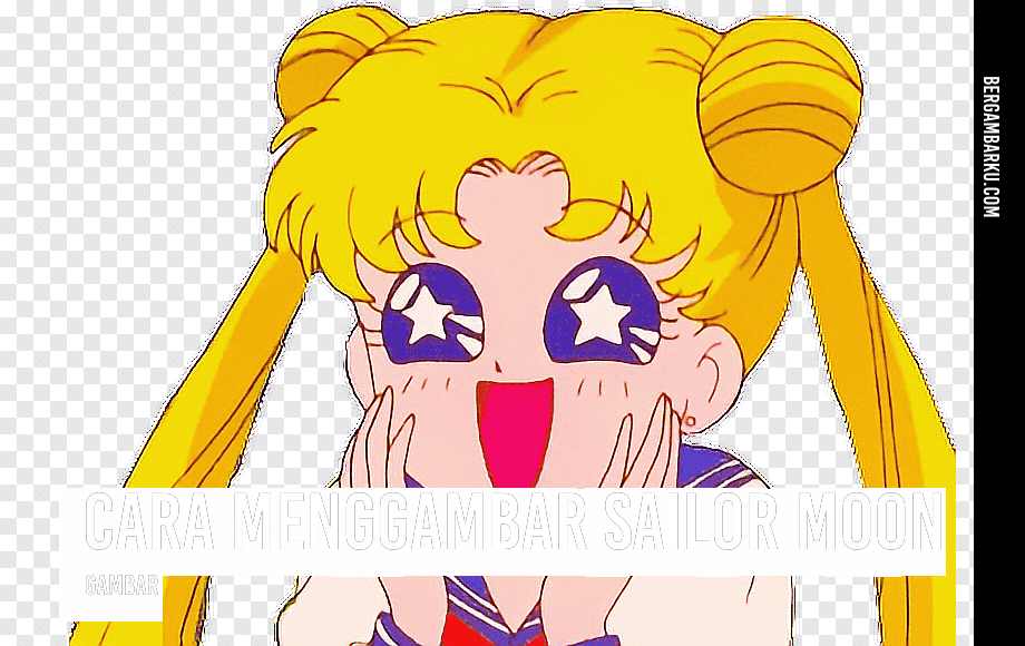 Cara Menggambar Sailor Moon