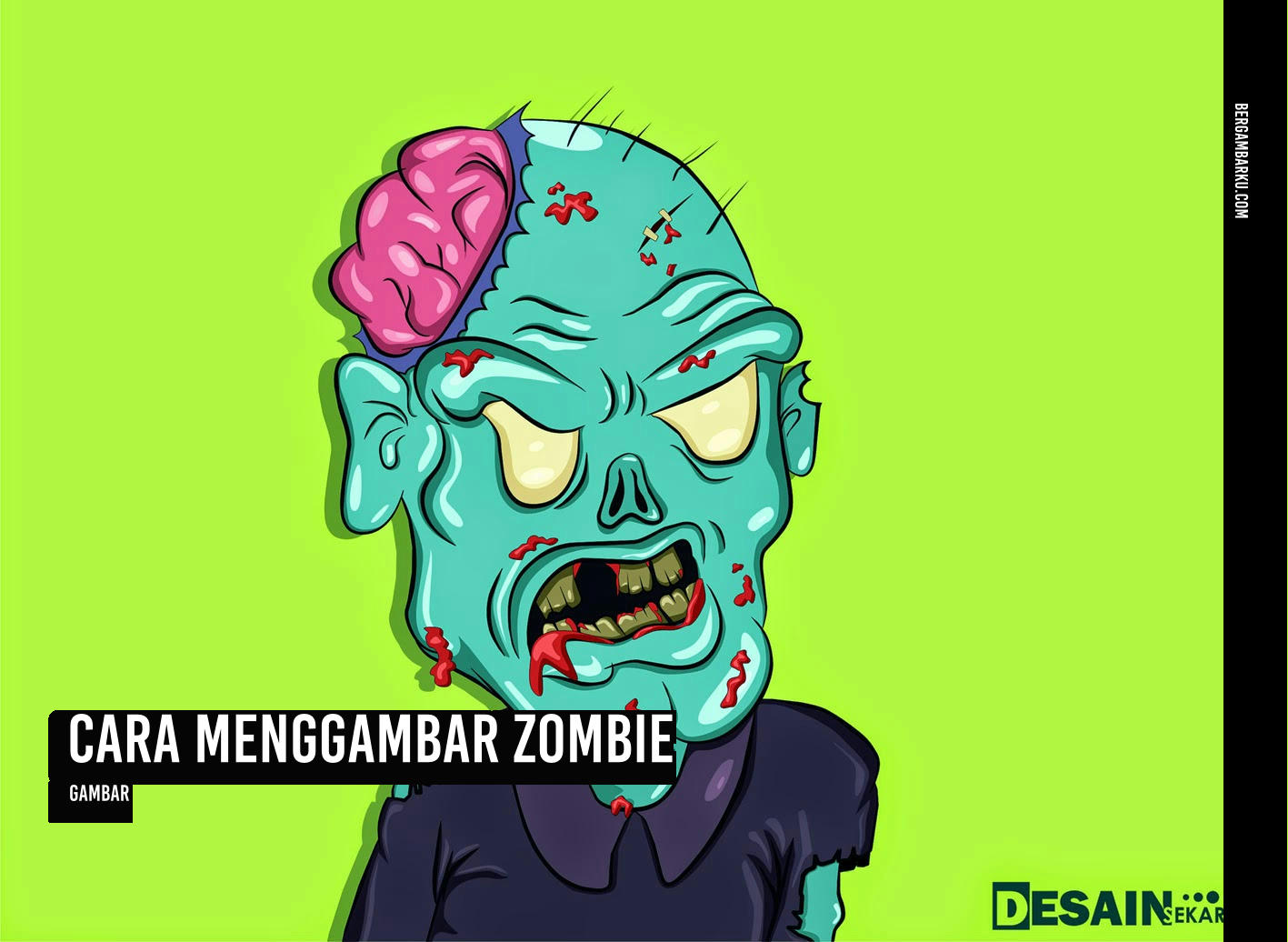 Cara Menggambar Zombie
